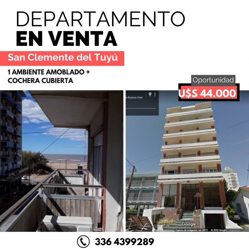 Foto Departamento en Venta en San Clemente Del Tuyu, Buenos Aires - U$D 44.000 - pix116928939 - BienesOnLine