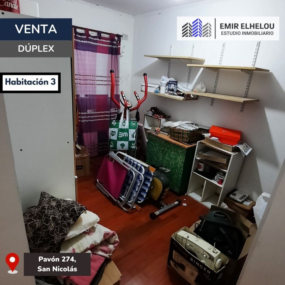 Duplex de 3 dormitorios con cochera en Barrio Saavedra