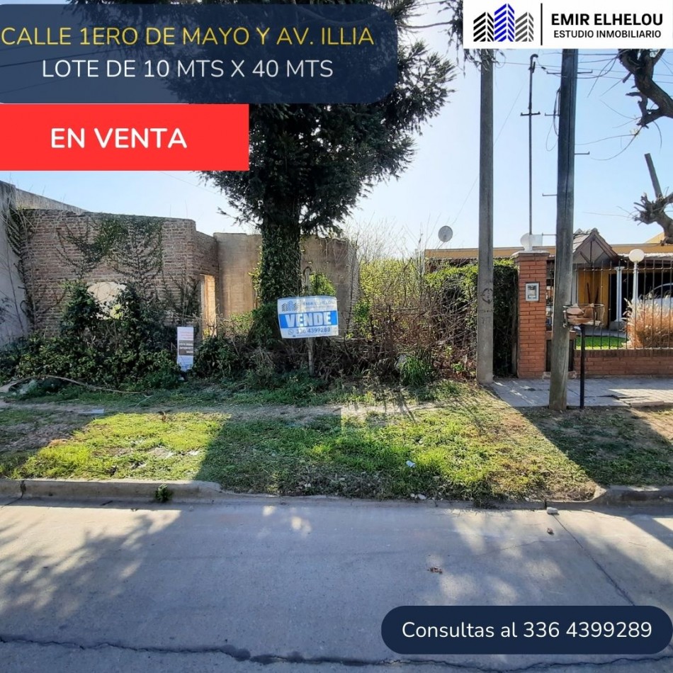 Lote en calle Primero de Mayo 77