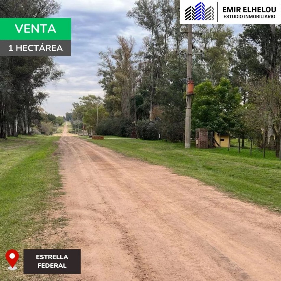 Lote de 1 hectarea en Estancia Estrella Federal