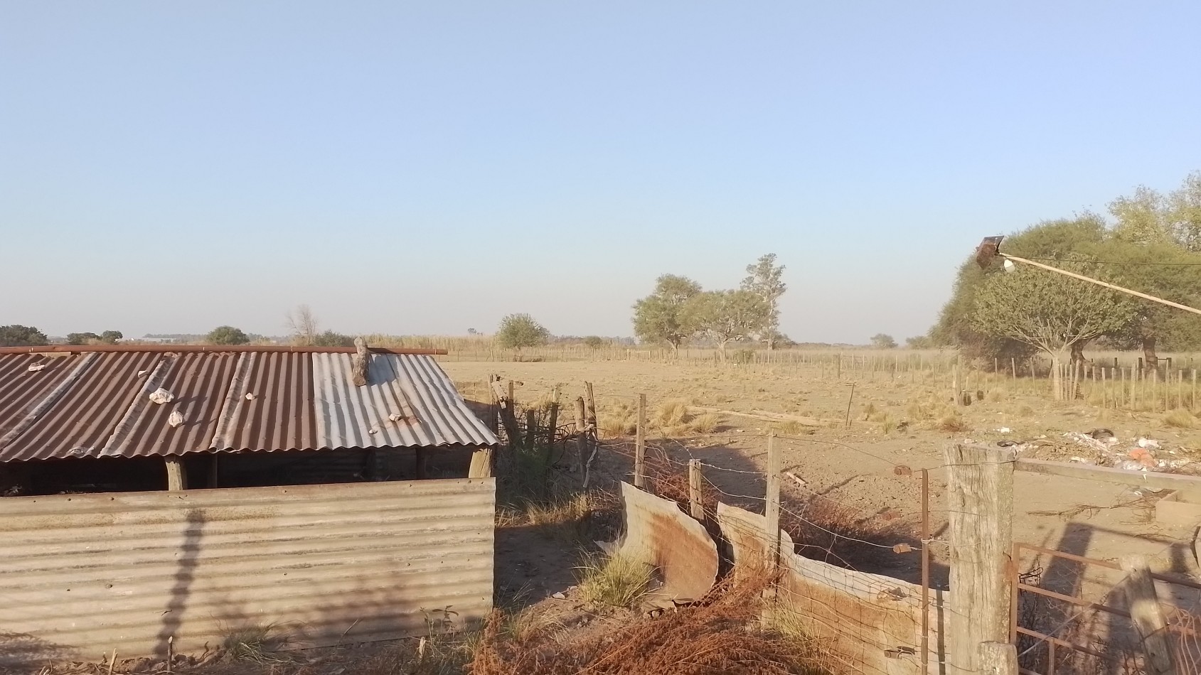 Campo de 2,7 hectareas con mejoras en Villa General savio