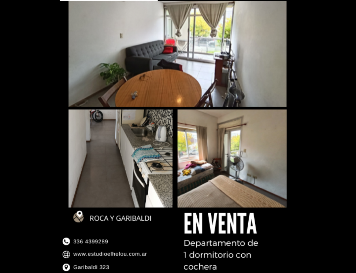Departamento de 1 dormitorio en Roca y Garibaldi