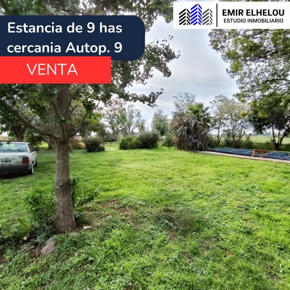 Campo de 9 hectareas en San Nicolas