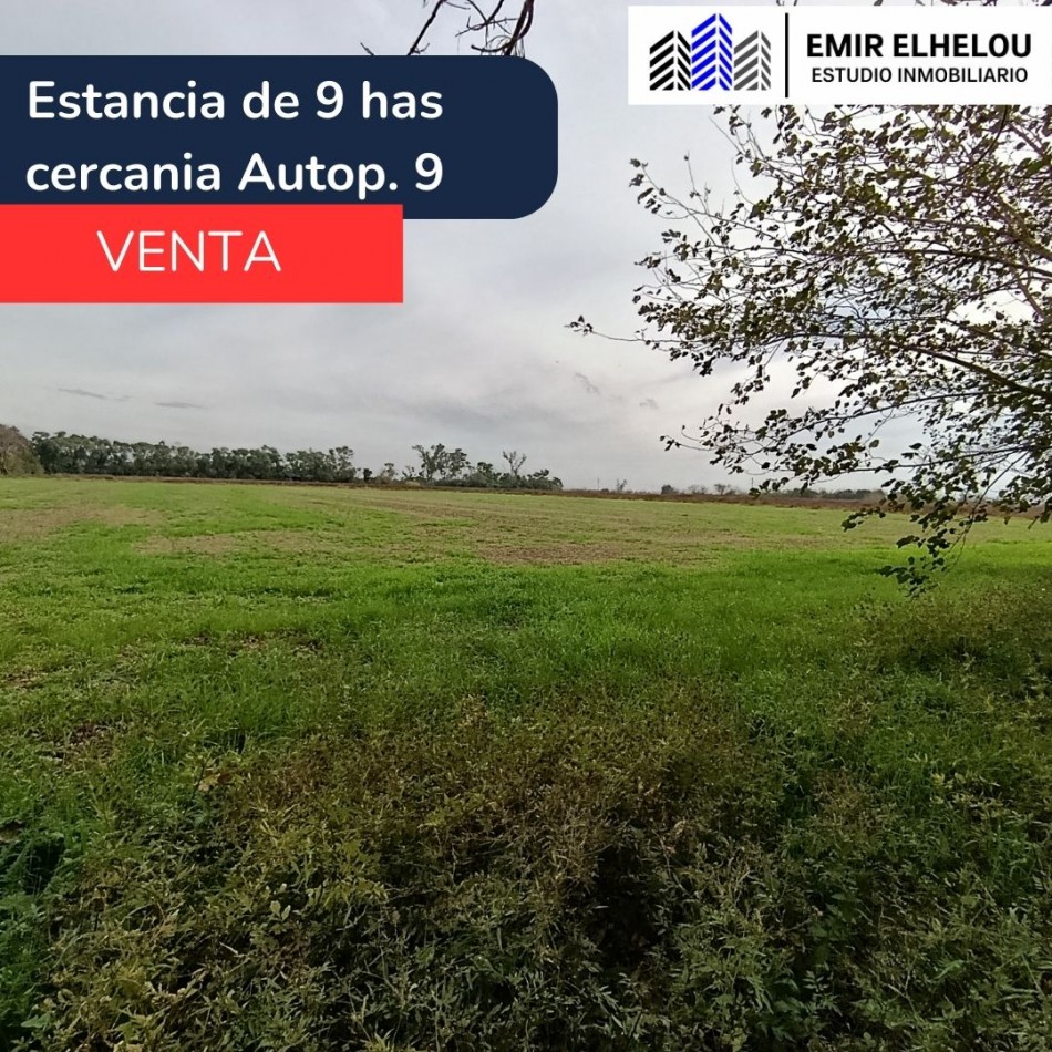 Campo de 9 hectareas en San Nicolas