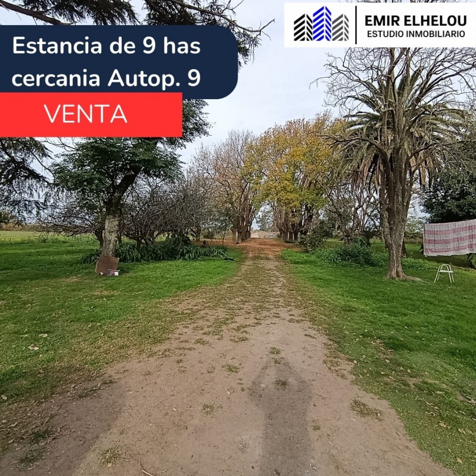 Campo de 9 hectareas en San Nicolas