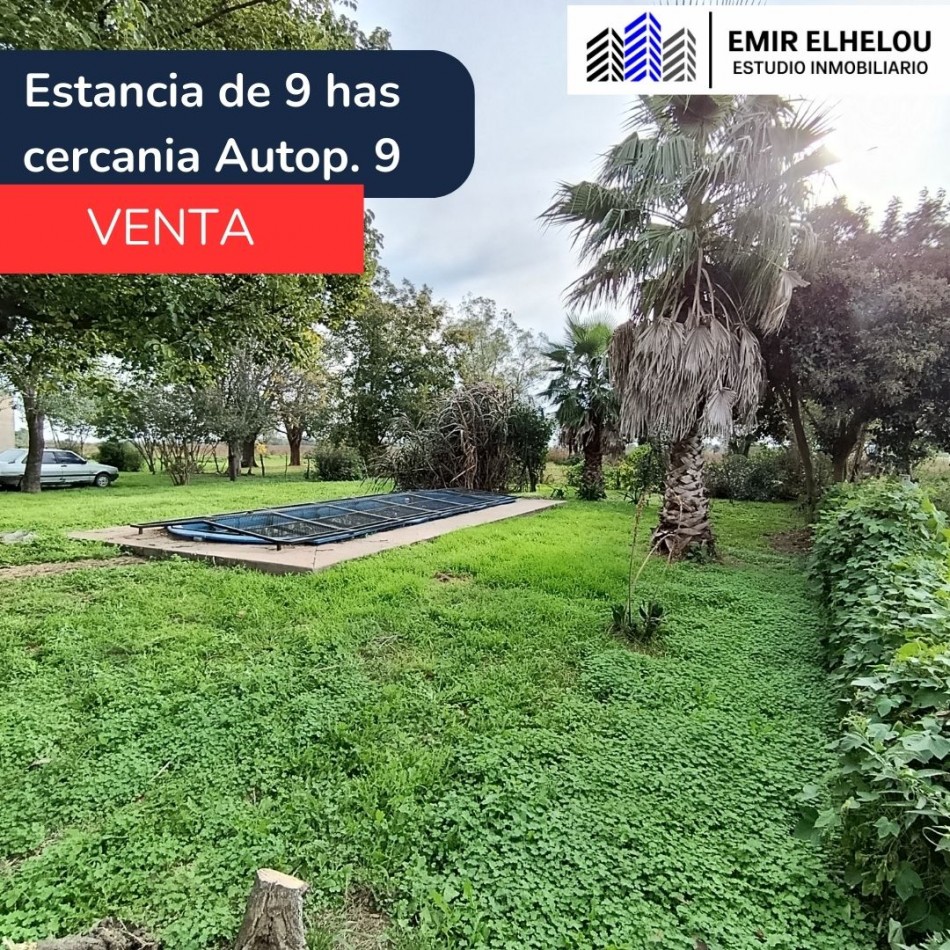 Campo de 9 hectareas en San Nicolas