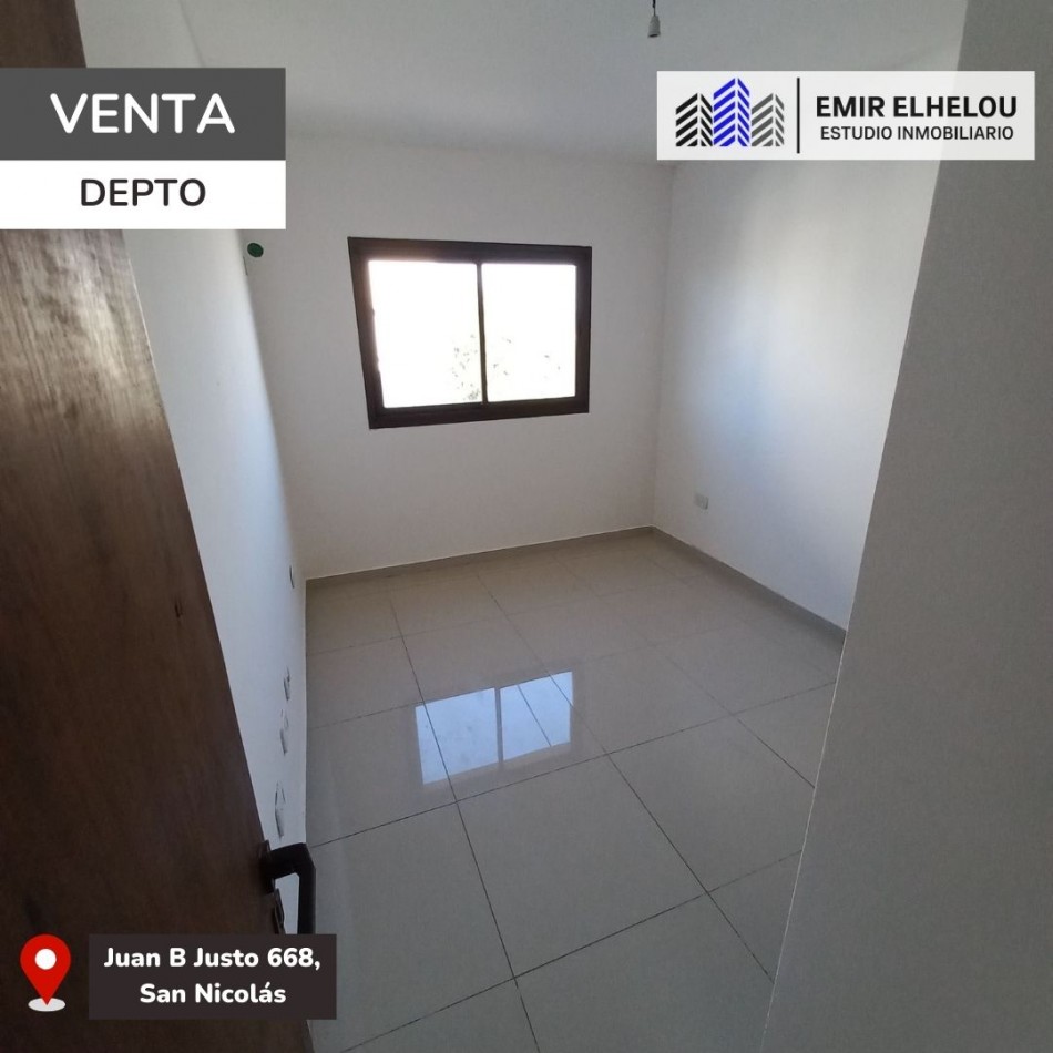 Depto. de 1 dormitorio y cochera en Juan B Justo 668