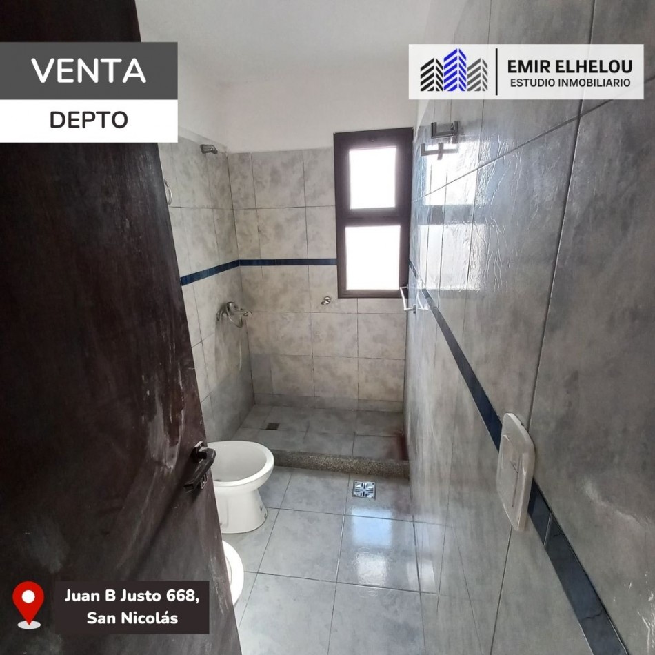 Depto. de 1 dormitorio y cochera en Juan B Justo 668