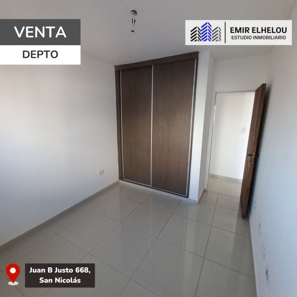 Depto. de 1 dormitorio y cochera en Juan B Justo 668