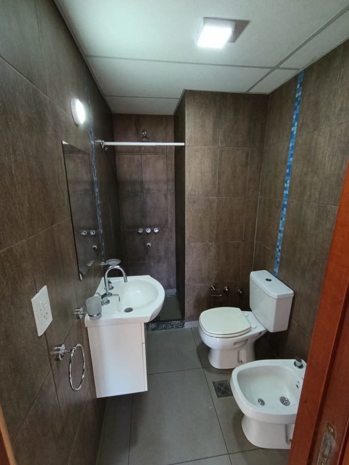 Departamento de un dormitorio con cochera en Balcarce y Necochea