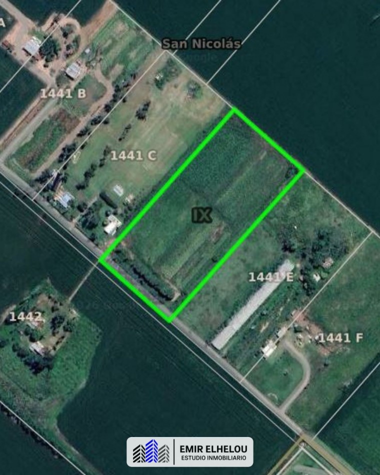 Lote de 2,4 hectareas ideal casa de fin de semana o proyecto