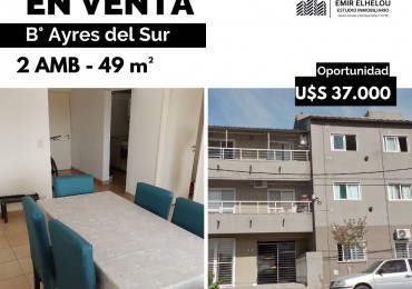 Depto. de un dormitorio en Barrio Ayres del Sur