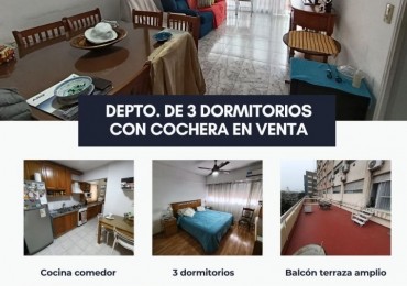 Depto de 3 dorm, balcon terraza y coch en Savio 41