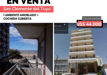 Monoambiente amoblado en San Clemente del Tuyu